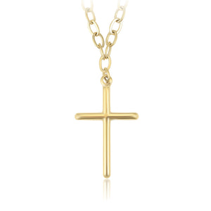 14K Gold Plated Cross Necklace