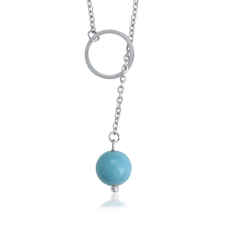 New Design Turquoise Ball Necklace