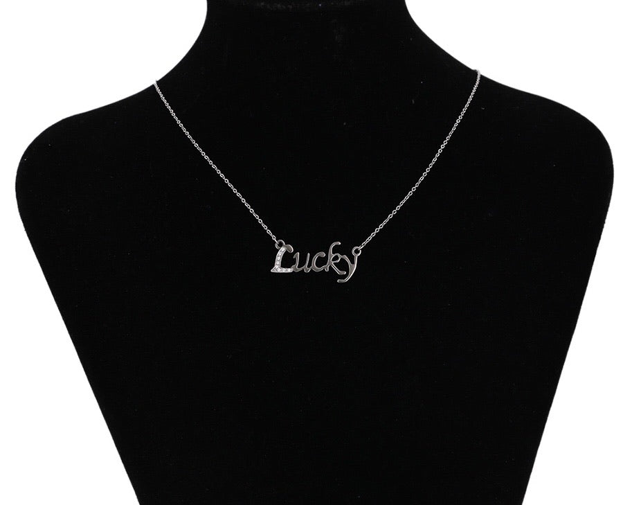 Stainless Steel Lucky Necklace