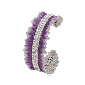 Purple Rhinestone Diamond Bracelet