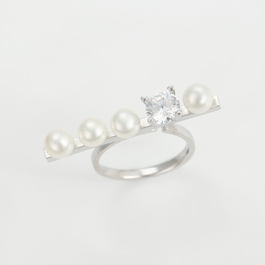 Unique Handmade Pearl Ring