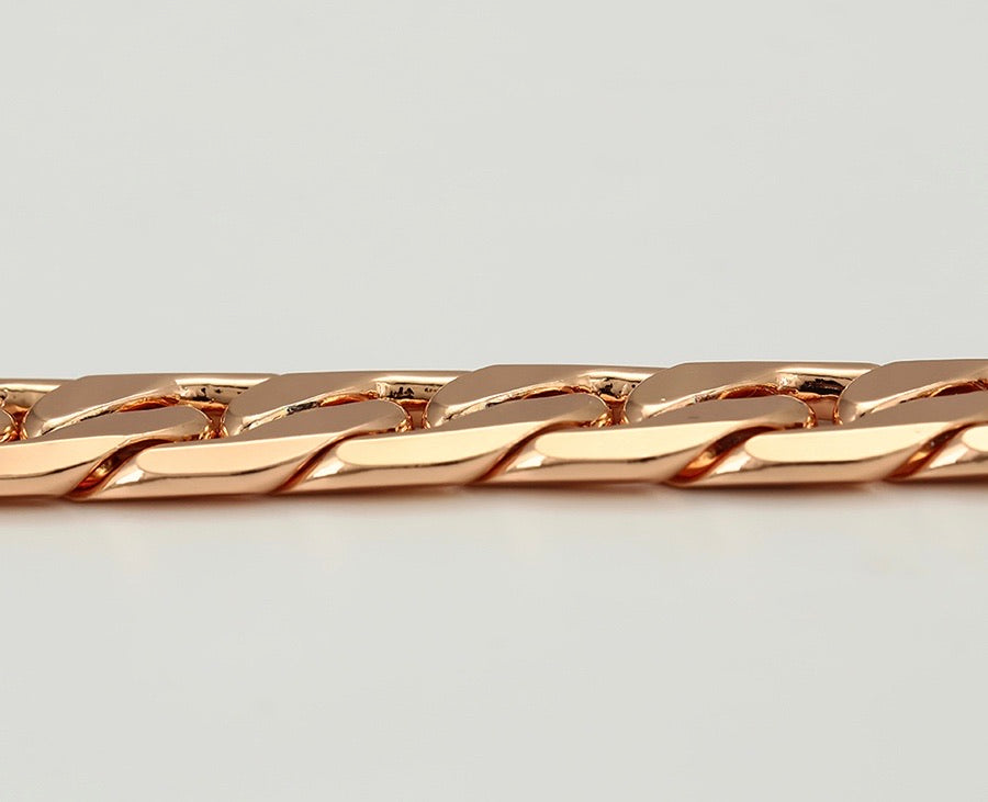 Trend Fashion Rose Gold Plated Chain Bracelet