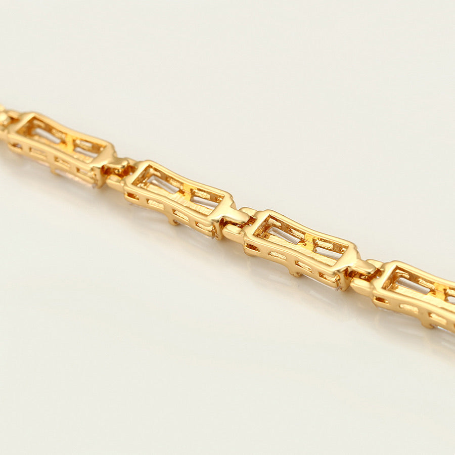 18K Gold Plated Cz Diamond Bracelet