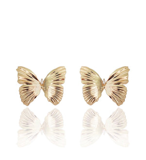 18K Gold Plated Butterfly Earring & Necklace